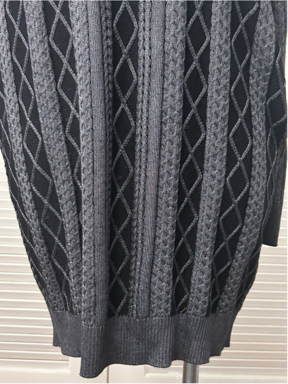 ATM Anthony Thomas Melillo Cable Knit Sweater Dress Tunic M NWT - Picture 5 of 13